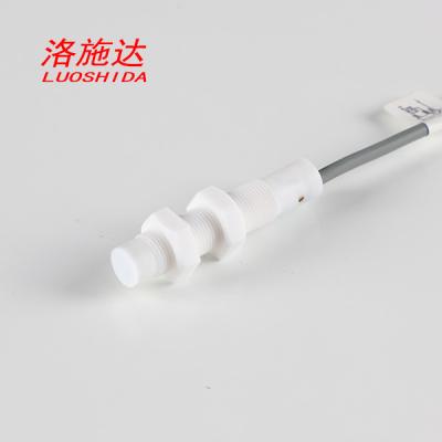 China Cylindrical Capacitive Proximity Sensor DC M12 PTFE Corrosion Resistant With Cable Type for sale