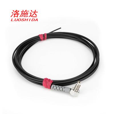 China M6 Fiber Sensor Amplifier Elbow 90 Degree Diffuse Fiber Optical Sensor Switch For Fiber Sensor Manufacturer for sale