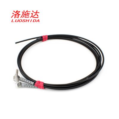 China RoHS M3 Fiber Optic Amplifier Sensor Elbow 90 Degree Bend Through Beam Mode Fiber Optical Sensor For Detector for sale