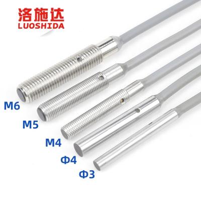 China Small Size Inductive Proximity Sensor M3 / M4 / M5 / M6 Stainless Steel Housing for sale