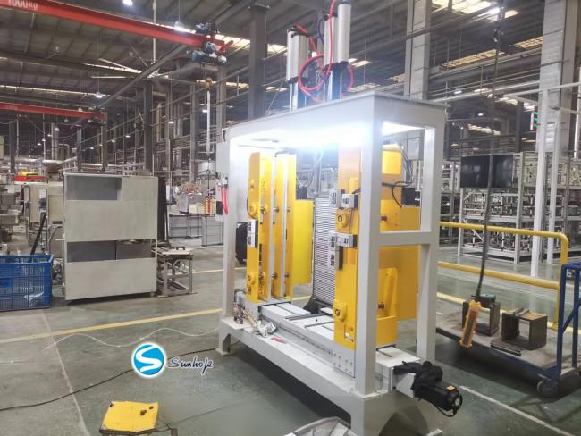 Bar plate heat exchanger Bar plate product manufacturing Core Assembly machine,intercooler core assembly machine 0