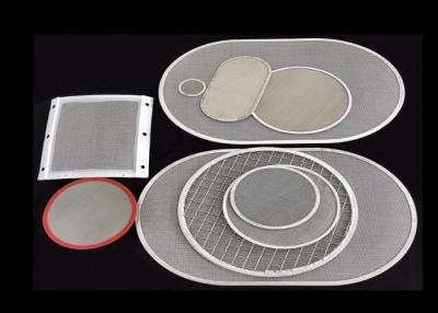 Chine écran en plastique encadré en aluminium d'extrudeuse d'acier inoxydable d'écran de l'extrudeuse 1-800mesh à vendre
