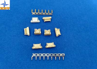 China Yellow PCB Connectors Wire To Board , 6 Pin Connector Single Row Housing for sale