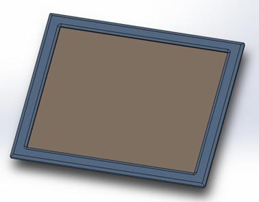 China HLZ-X170N 17 pulgadas de panel industrial de monitor de pantalla de pared montado en venta