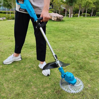 China Electric Cordless Portable Grass Trimmer Lithium Battery Brush Cutter Mowing Tool for sale