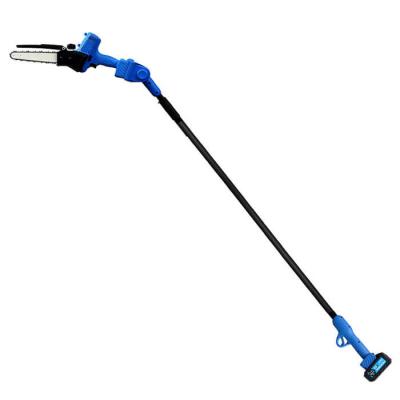 China 21V Portable Cordless Telescopic Pole Trimmer Battery Powered Pole Saw For Garden for sale