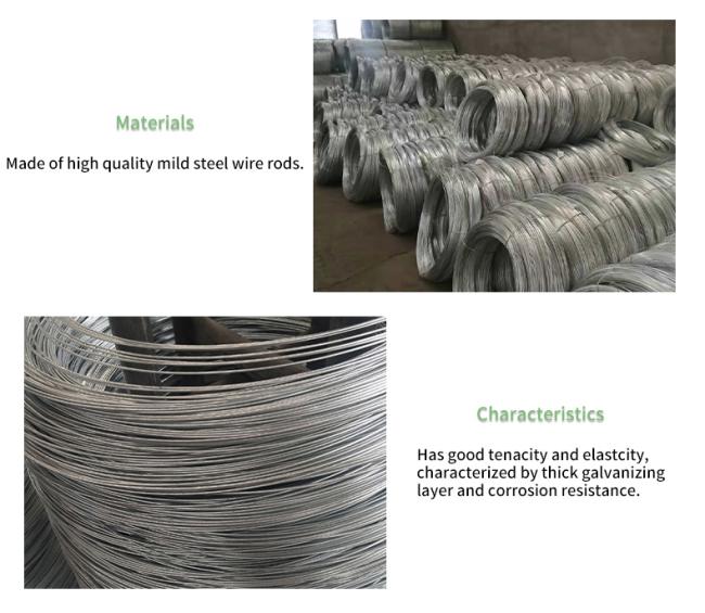 Cheap price electro Galvanized steel wire