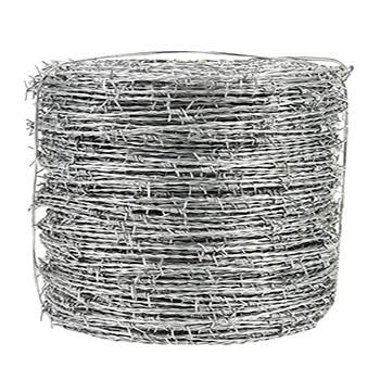 China Double-strand Positive and Negative Twisting Barbed Wire with ISO9001 2008 Certificate for sale