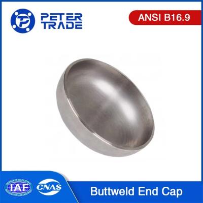 China ASME B16.9 Stainless Steel Grooved End Pipe Fittings Buttweld End Cap ASTM A403 WP304 for Grooved Pipe Connections for sale
