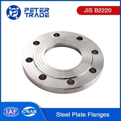 China Janpanese Standard JIS B2220 16K A105 Q235 A350 Carbon Steel/A182 F304 316 Stainless Steel Plate Flange PLRF PLFF for sale
