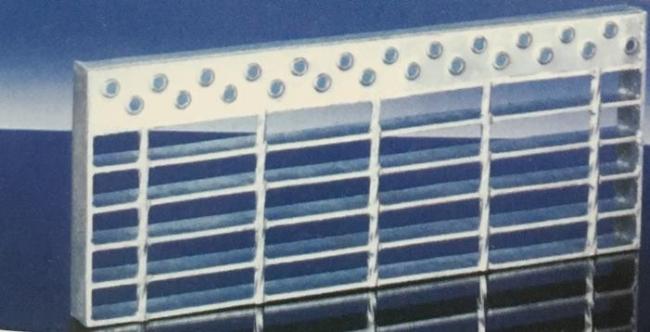 hot dipped galvanized steel grating used for stair tread