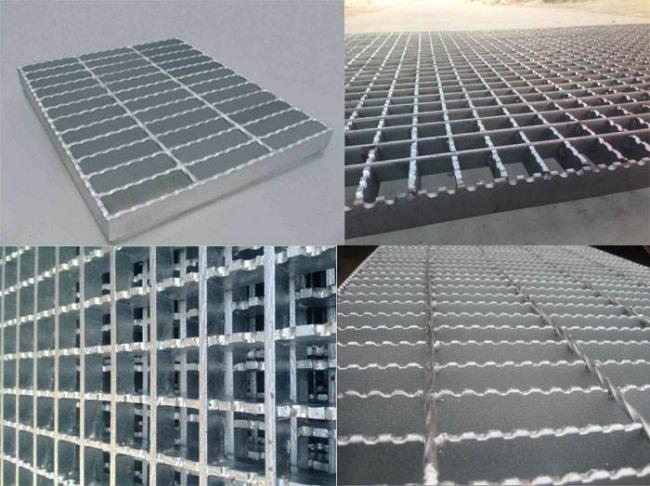Customized 30x3 Low Carbon Swage Locked Serrated Steel Grating