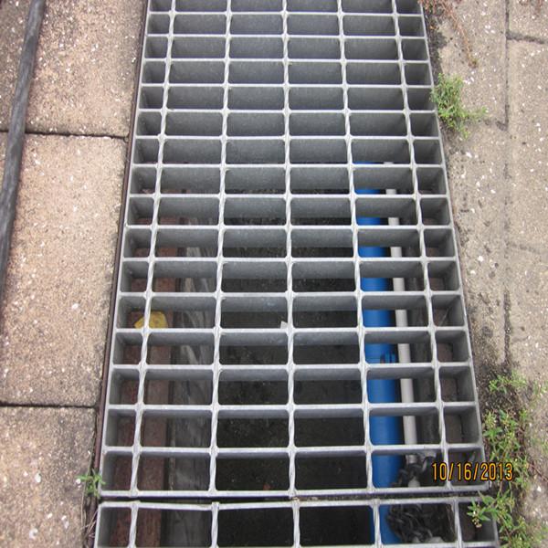 Silver Steel Grating Drain Cover