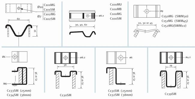 Galvanised Grating Clips