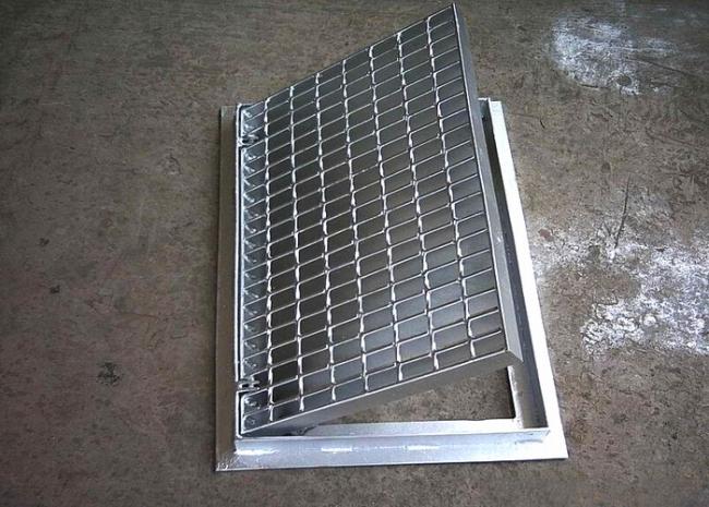 Twisted Bar Steel Grating Drain Cover Bearing Bar Pitch