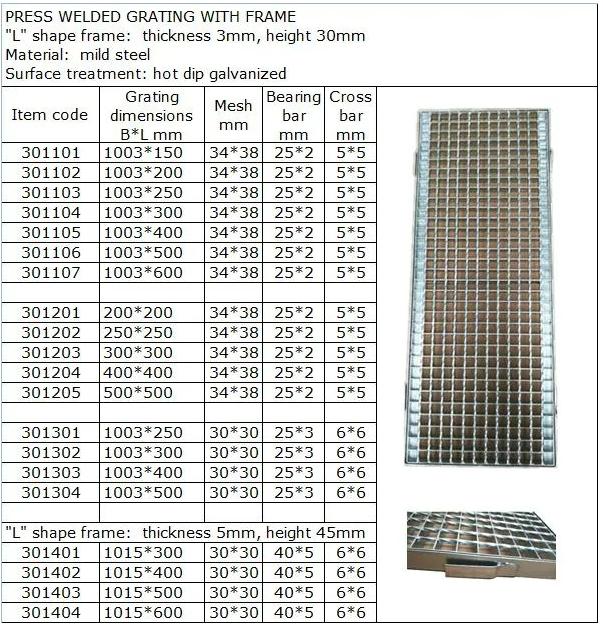 Top Quality Pressed Locked Steel Grating