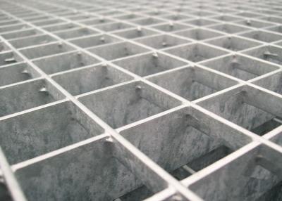 China 25 * 5 / 32 * 5 Pressure Locked Steel Grating Walkway 24 - 200mm Cross Bar Pitch for sale