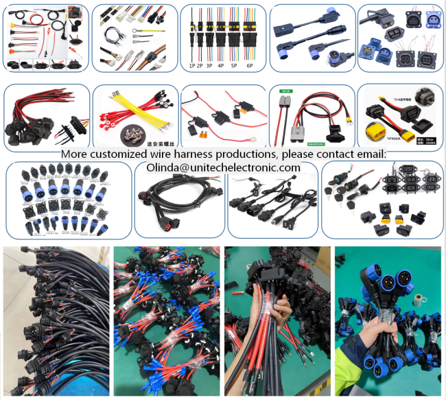 OEM ODM Military Molded Cable Assemblies GX16 GX20 2/3/4/5/6/7/8/9/10 Pin Aviation Plug Socket Connector Pre-soldered Cable GX Electrical Aviation Cable Assembly Factory In China 2