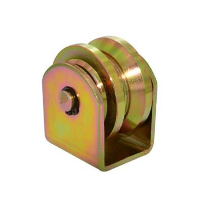 China Sliding gate roller GW617 , Y Groove，finish: zinc plate, with double bearing for sale