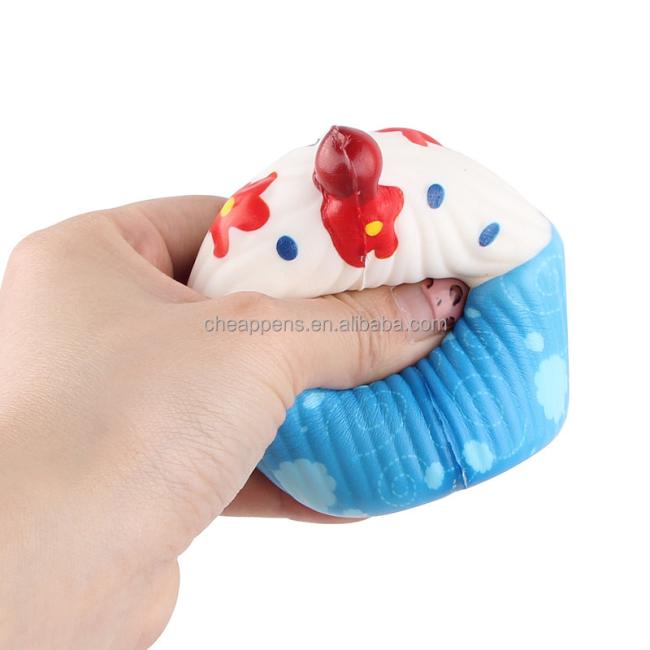 Promotional Gift Silicone Anti Stress Toy Kawaii Slow Rising squeeze mochi squishies PU foam