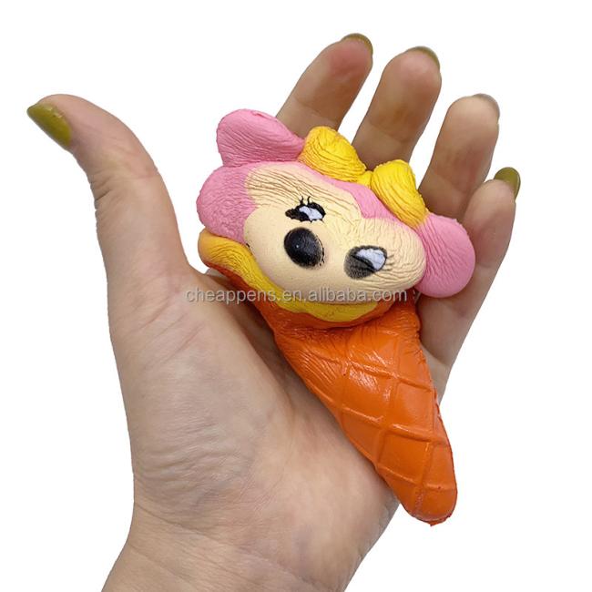 Promotional Gift Silicone Anti Stress Toy Kawaii Slow Rising squeeze mochi squishies PU foam