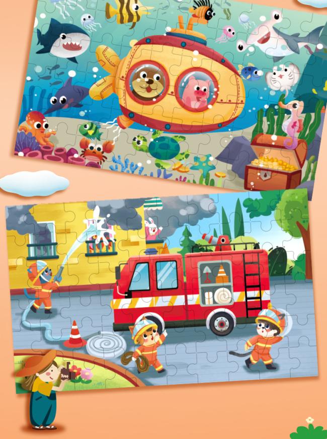 Jigsaw Puzzles Factory Wholesale Custom OEM Design Children Kids Paper Unisex Puzzle Game Toys