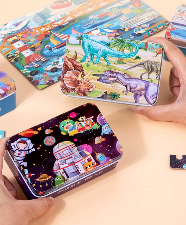 Jigsaw Puzzles Factory Wholesale Custom OEM Design Children Kids Paper Unisex Puzzle Game Toys