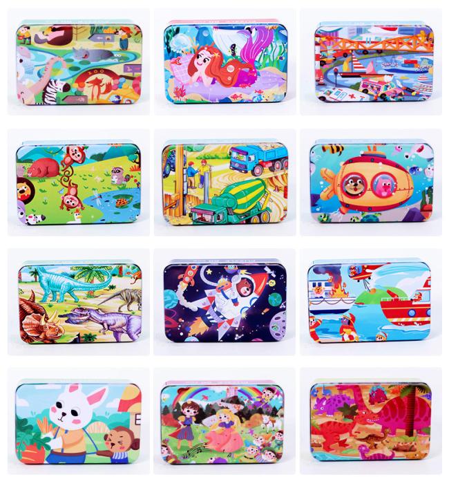 Jigsaw Puzzles Factory Wholesale Custom OEM Design Children Kids Paper Unisex Puzzle Game Toys