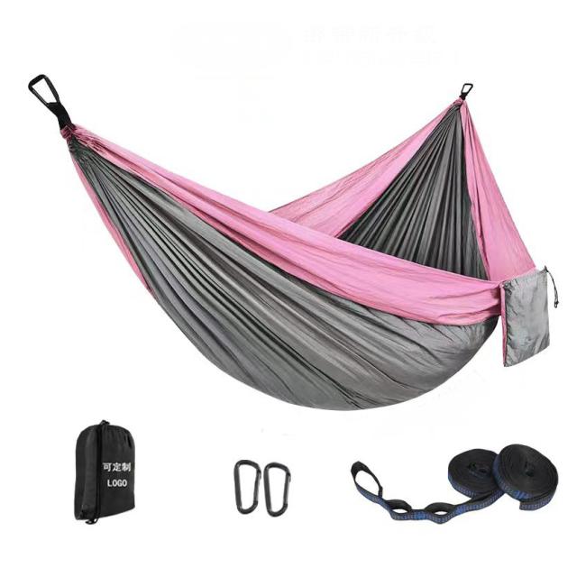 Modern Camping Hammock Custom Nylon Children's Portable Hammock with Tree Straps