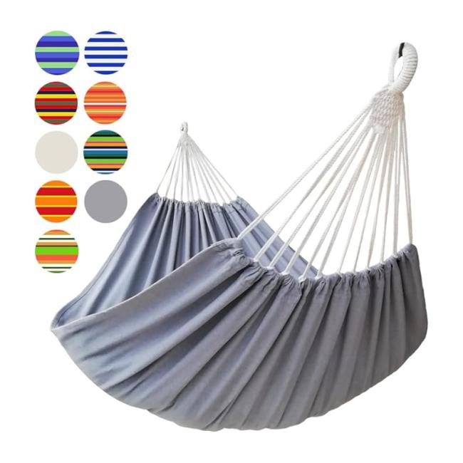 Modern Camping Hammock Custom Nylon Children's Portable Hammock with Tree Straps