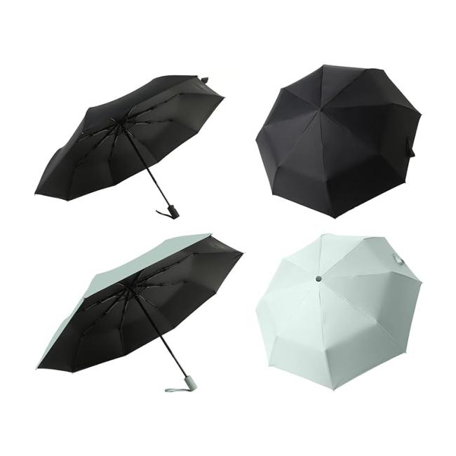 Windproof Compact Collapsible Light Portable Wind Resistant Automatic Umbrella with Custom Logo for Rain