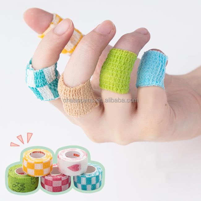 custom print Cohesive Elastic Stretch wholesale camo Bandage finger tape