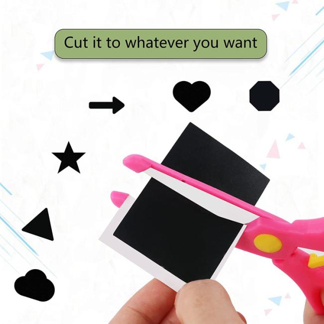 Round Chalkboard Labels Stickers Custom Erasable Reusable Colored Circle Dot Stickers