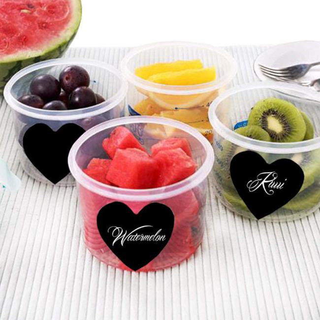 Round Chalkboard Labels Stickers Custom Erasable Reusable Colored Circle Dot Stickers