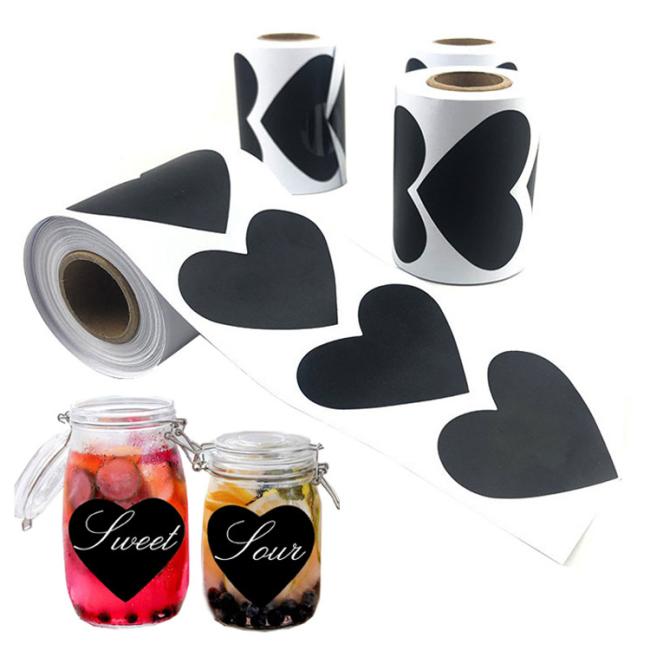 Round Chalkboard Labels Stickers Custom Erasable Reusable Colored Circle Dot Stickers