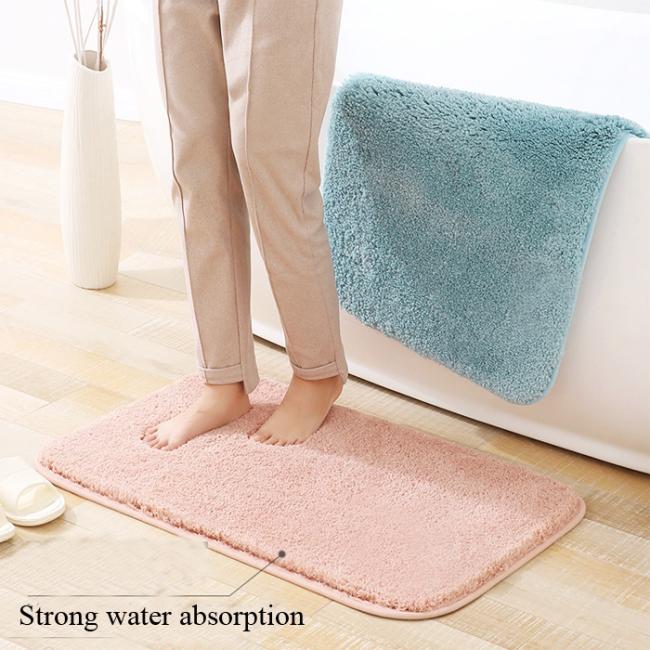Pink Non Slip Bathroom Mat Bath Tub Custom Baby Long Mat