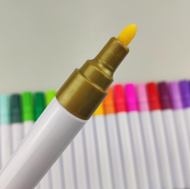 80 color double-tip custom marker pen set with cloth bag packaging