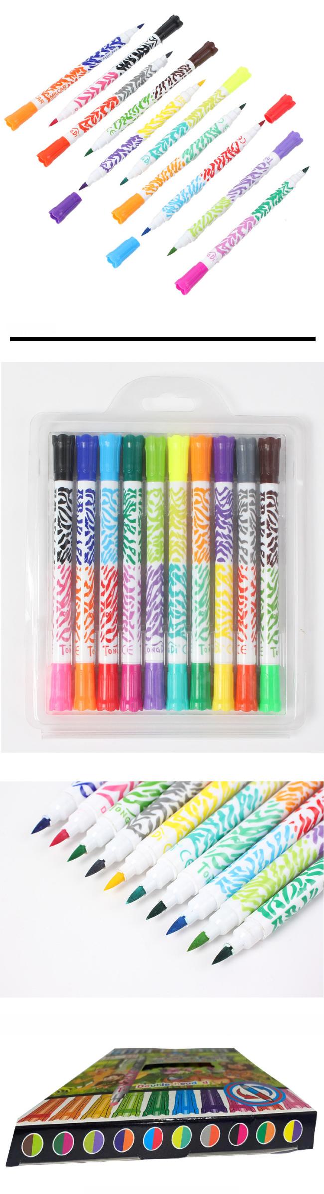 Bonvan Custom Water Based Soft Tip Brush Marker Pen Felt Tip Watercolor Drawing Graffiti Markers
