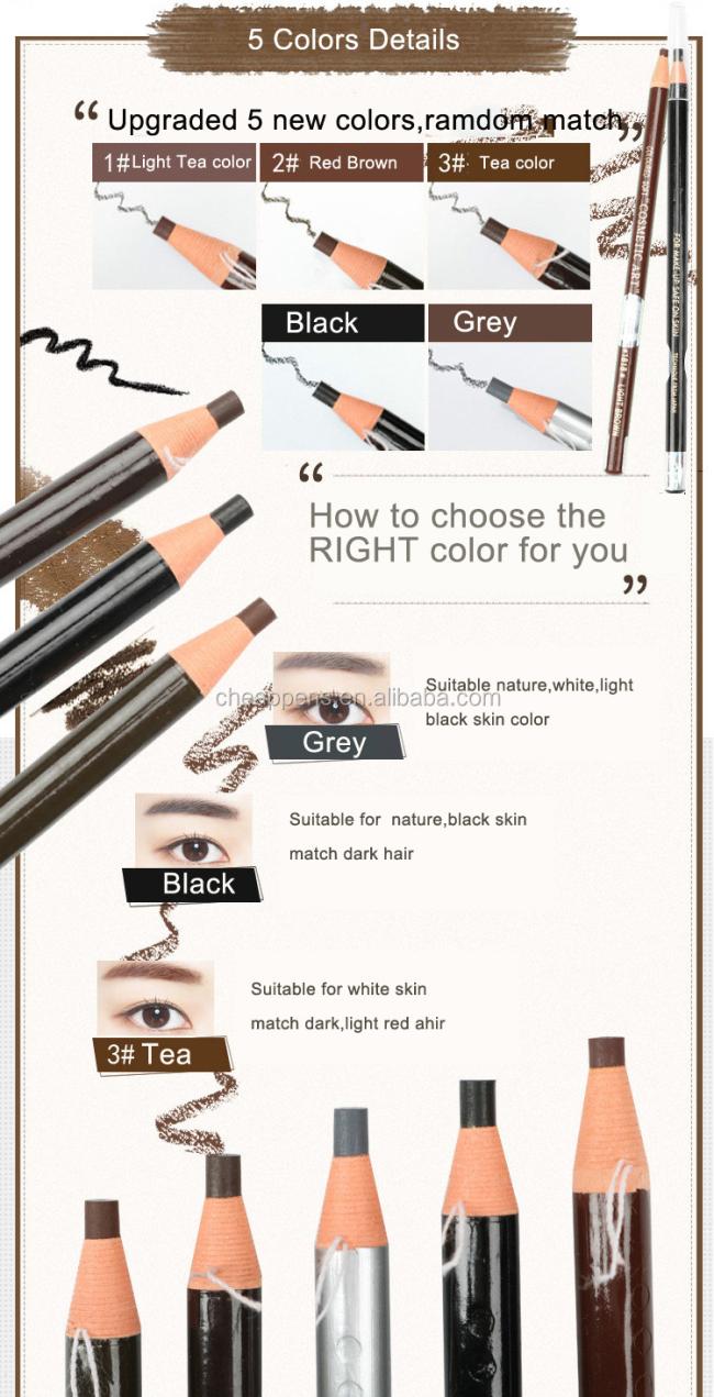 OEM private label Waterproof Long lasting eyebrow pigment eye brown pencil