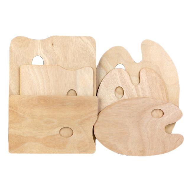 Wood Palette Custom Artist Palette Paint Pallet for Kids Students Painting