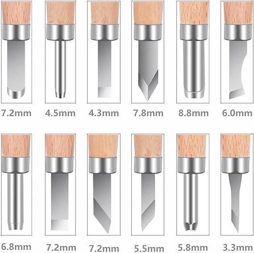 DIY Wood Carving Tools Kit with Canvas Case Gouges and Woodworking Chisel Tool Set