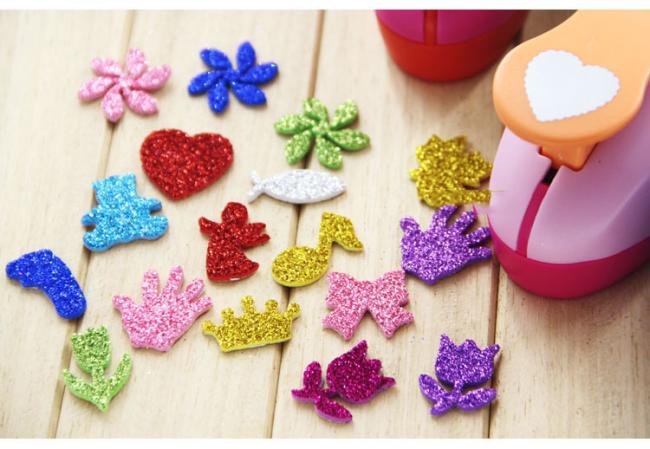 Wholesale DIY decorative mini eva foam Embossing Device Hole craft paper punch