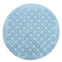 china PVC Non Slip Floor Round Silicon Custom Bath Mat for Adult Kids