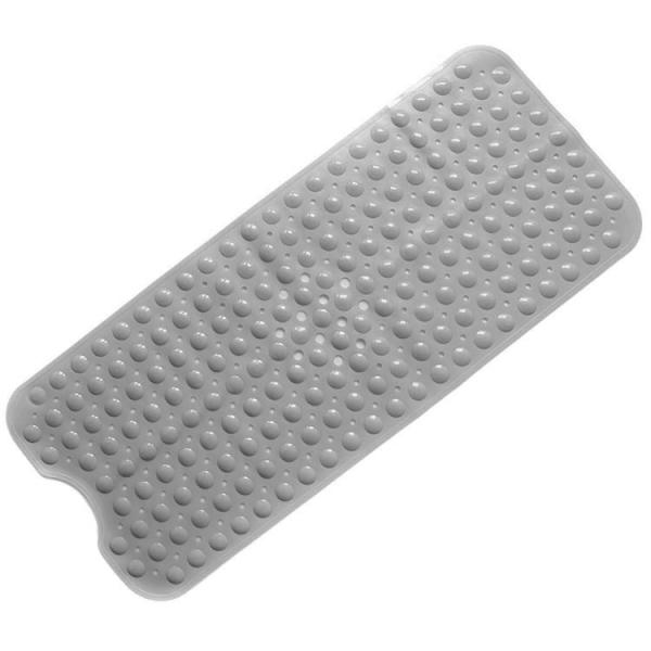 Quality Extra Long Baby Silicone Bath Tub Mat Custom Drain Holes Shower Mats Rugs for for sale