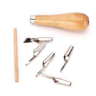 China Carving Tool Set Woodworking Wooden Carving Tools Chisel Kit for Fruit Vegetable Sculpting Crafting DIY for sale
