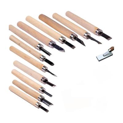 China Wood Carving Chisels Manual Sharpener Tools Set for Woodworking Engraving Stamp Pattern Carving Craft Projects for sale