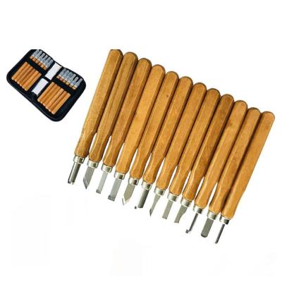 China Chisels Sharpener Tools Engraving Woodworking Sculpting Whittling Wood Carving Tool Set for sale