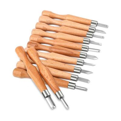 China Carbon Steel Graver Set Woodwork Chisel Tools for Kids & Beginners Carving Wood Tool for sale