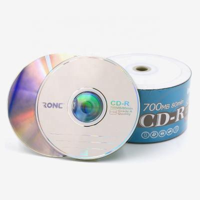 China Wholesale White Cd-r Low Price Single Layer Blank Blank Cds 700MB Music Material en venta