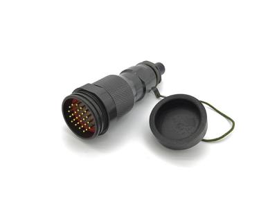 China NK27 Male Seismic Cable Connector Used For 12 Channels Seismograph Recording for sale